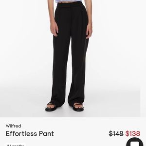 Wilfred effortless pants brand new